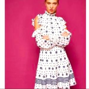 LIKE NEW TED BAKER STARTH GOLD ACCENTS SHEATH DRESS SIZE 6 US OR 3 TED BAKER